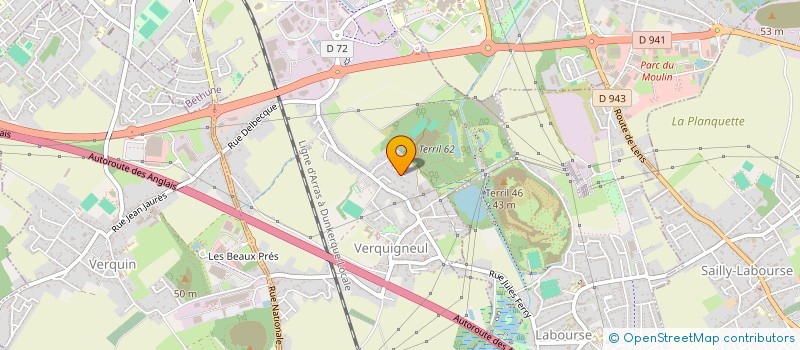 localisation de l'entreprise MOMART  VERQUIGNEUL