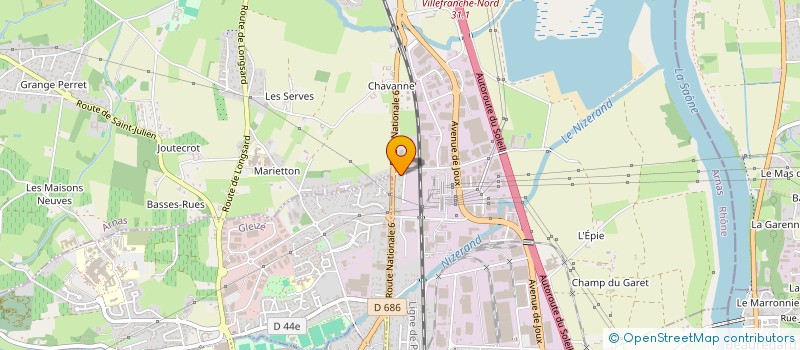 localisation de l'entreprise MOMAS  ARNAS