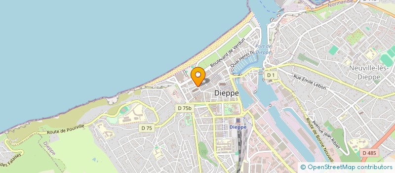 localisation de l'entreprise MOMENT à DIEPPE