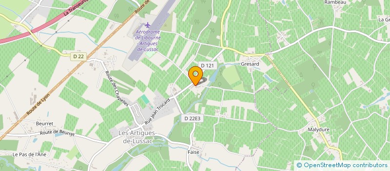 localisation de l'entreprise MOMENT DE REIKI  LES ARTIGUES-DE-LUSSAC