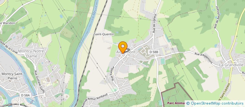 localisation de l'entreprise MOMENT DE VIE  AIGLEMONT