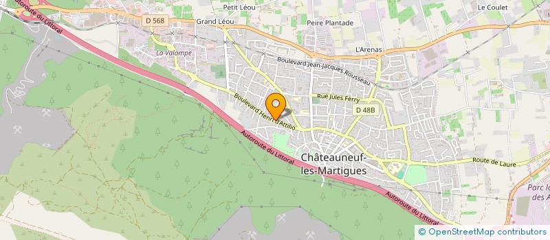 localisation de l'entreprise MOMENT MOVEMENT  CHATEAUNEUF-LES-MARTIGUES