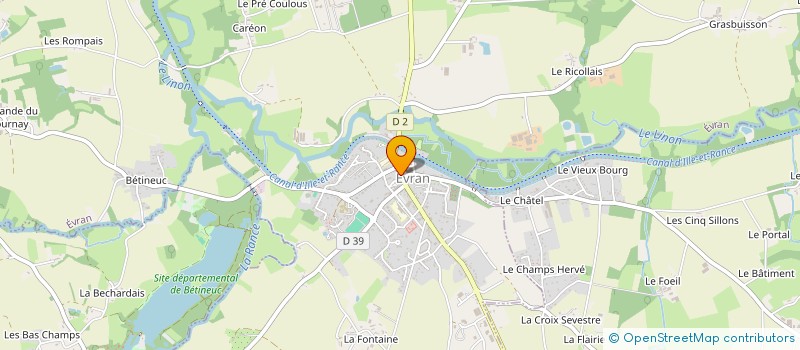 localisation de l'entreprise MOMENT POUR SOI à EVRAN