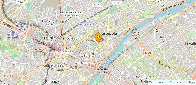 localisation de l'entreprise MOMENT PRESENT à COURBEVOIE
