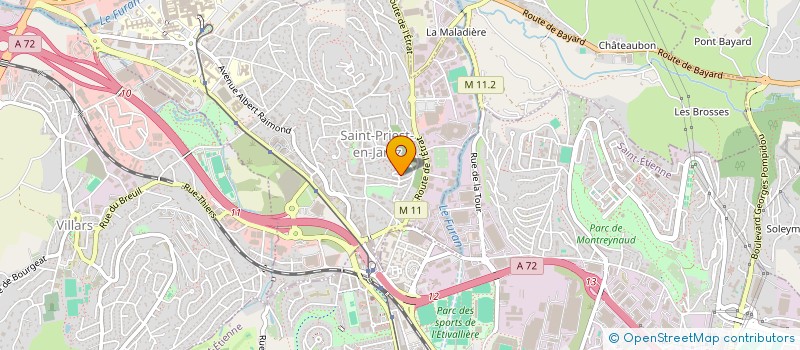 localisation de l'entreprise MOMENT'STAR  SAINT-PRIEST-EN-JAREZ