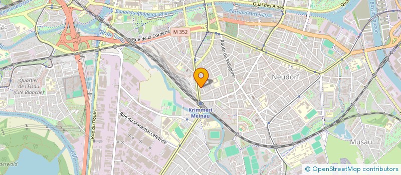localisation de l'entreprise MOMENTANEA à STRASBOURG