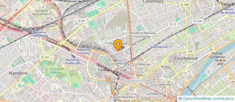localisation de l'entreprise MOMENTS à COURBEVOIE