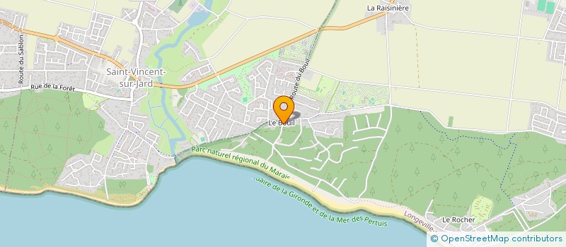 localisation de l'entreprise MOMENTS  LONGEVILLE-SUR-MER