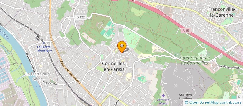 localisation de l'entreprise MOMENTS à CORMEILLES-EN-PARISIS