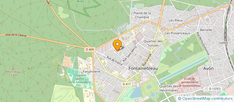 localisation de l'entreprise MOMENTUM  FONTAINEBLEAU