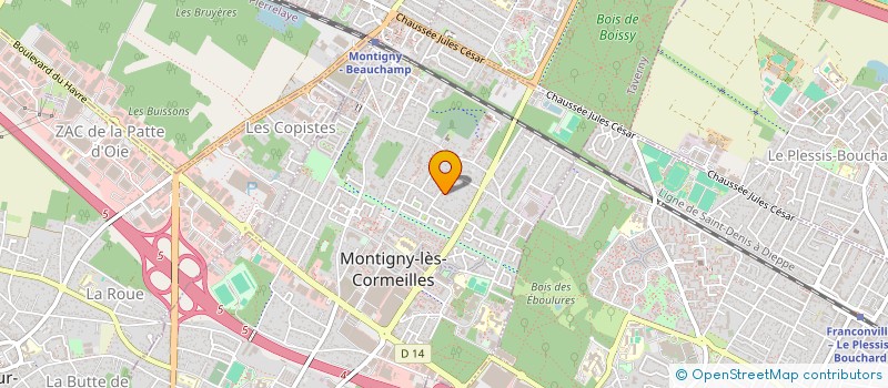 localisation de l'entreprise MOMENTUM EVENTS  MONTIGNY-LES-CORMEILLES