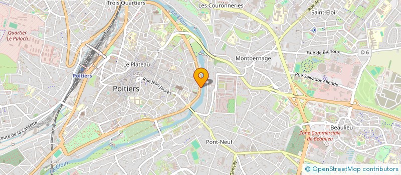 localisation de l'entreprise MOMES  POITIERS