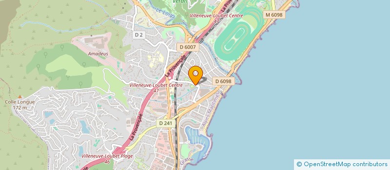 localisation de l'entreprise MOMES D AZUR à VILLENEUVE-LOUBET
