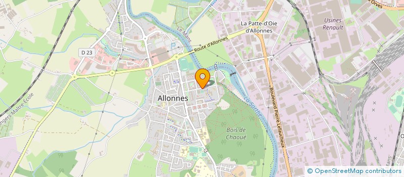 localisation de l'entreprise MOMES DE CHAOUE à ALLONNES