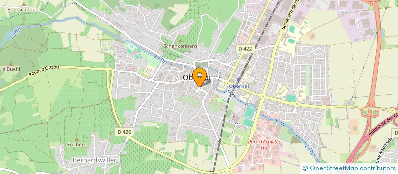 localisation de l'entreprise MOMES ET MERVEILLES à OBERNAI