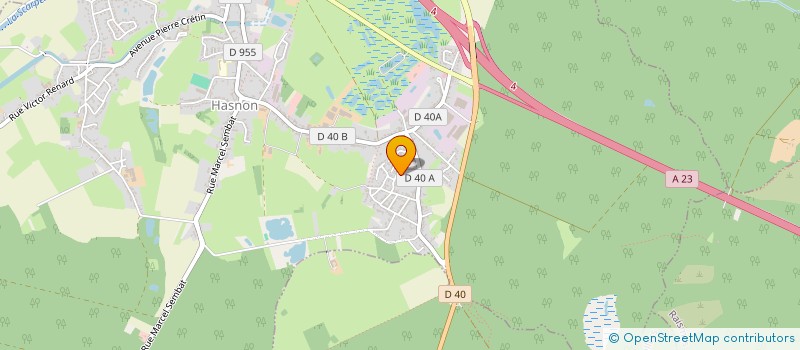 localisation de l'entreprise MOMEX  HASNON