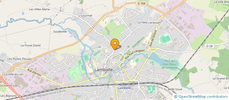 localisation de l'entreprise MOMF à LAMBALLE-ARMOR