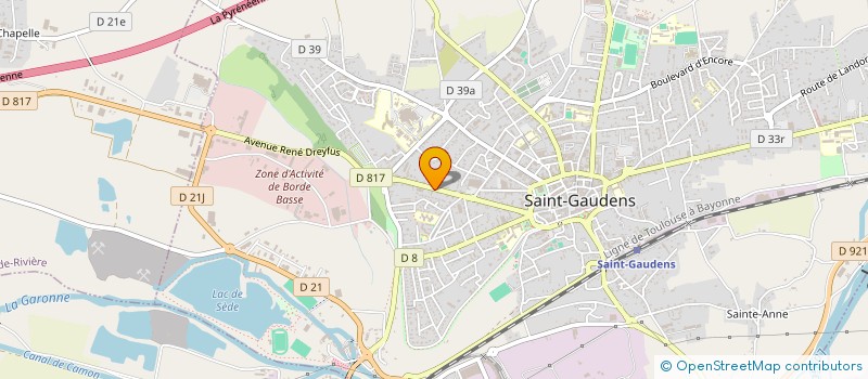 localisation de l'entreprise MOMI  SAINT-GAUDENS