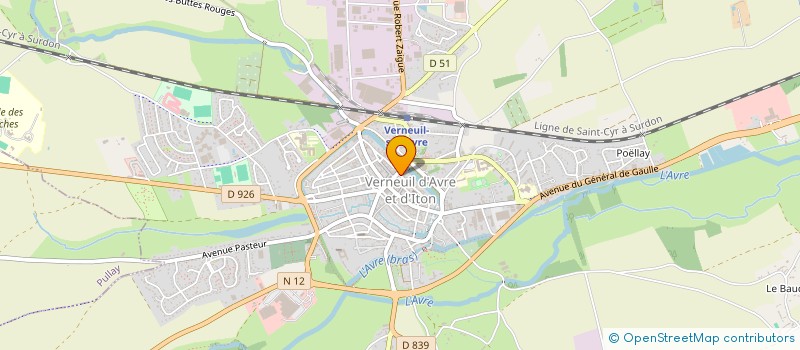 localisation de l'entreprise MOMO 168  VERNEUIL D'AVRE ET D'ITON