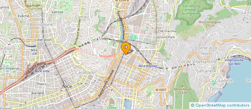 localisation de l'entreprise MOMO ALIMENTATION à NICE
