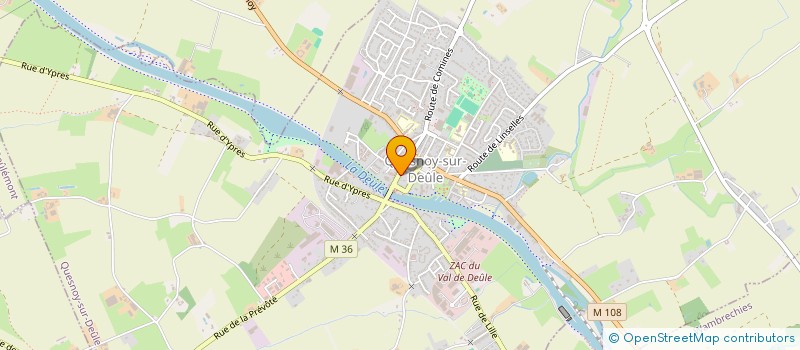 localisation de l'entreprise MOMO FRITE à QUESNOY-SUR-DEULE