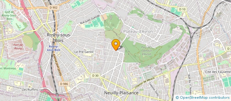 localisation de l'entreprise MOMO PRIMEUR à NEUILLY-PLAISANCE