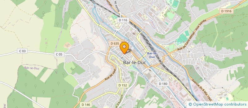 localisation de l'entreprise MOMO SHOP à BAR-LE-DUC