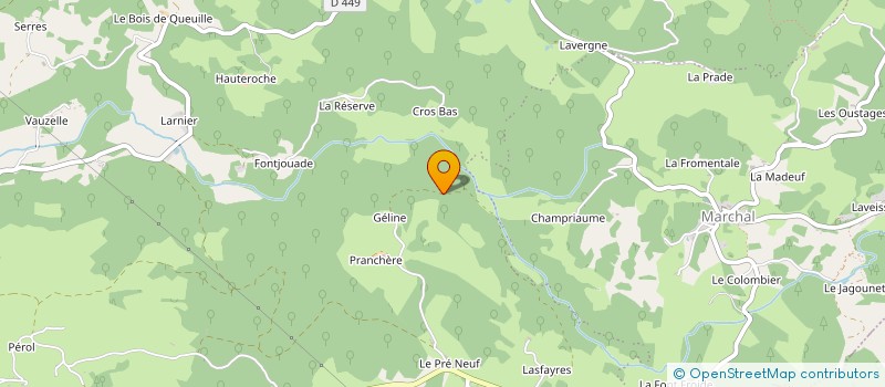 localisation de l'entreprise MOMPOINT-GAILLARD à CHAMPS-SUR-TARENTAINE-MARCHAL