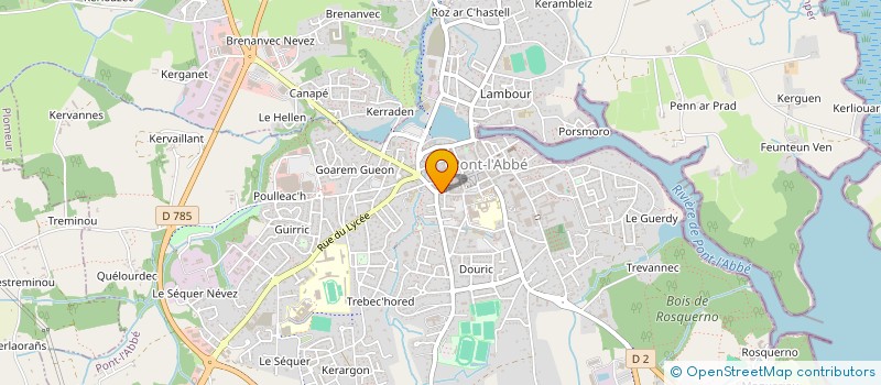 localisation de l'entreprise MOMUM  PONT-L'ABBE