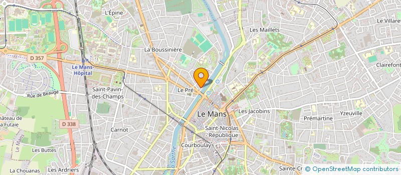 localisation de l'entreprise MON AGENCEUR  LE MANS