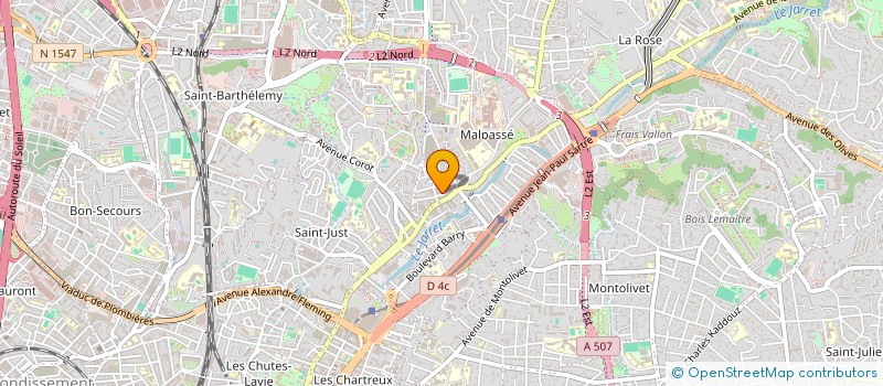 localisation de l'entreprise MON AIDE à MARSEILLE