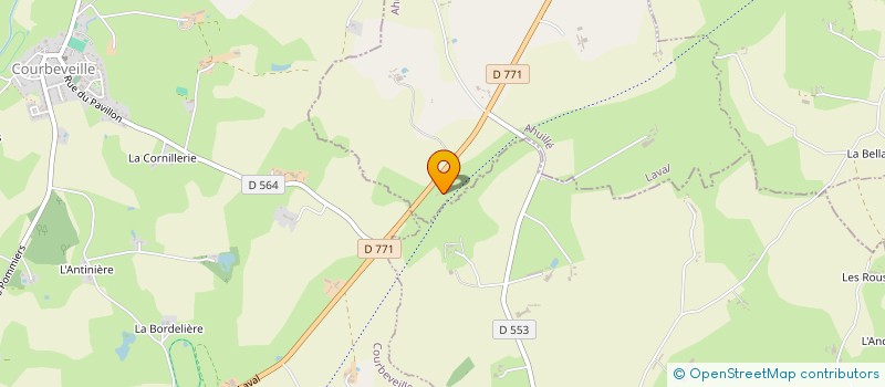 localisation de l'entreprise MON AMBIANCE UNE DECO  AHUILLE