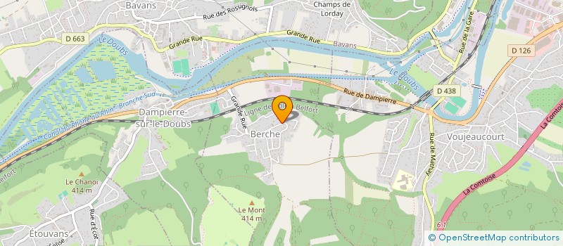 localisation de l'entreprise MON AMIE LA ROSE  BERCHE