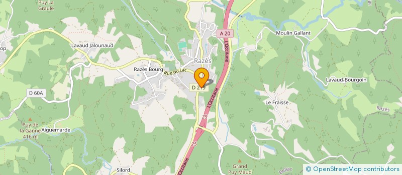 localisation de l'entreprise MON ANGE à RAZES