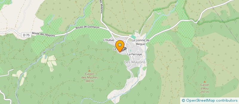 localisation de l'entreprise MON ANIMAL GOURMAND à LES MAYONS