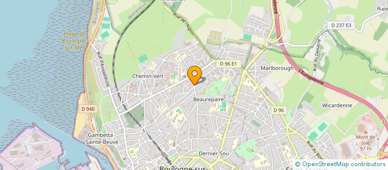 localisation de l'entreprise MON APPART à BOULOGNE-SUR-MER