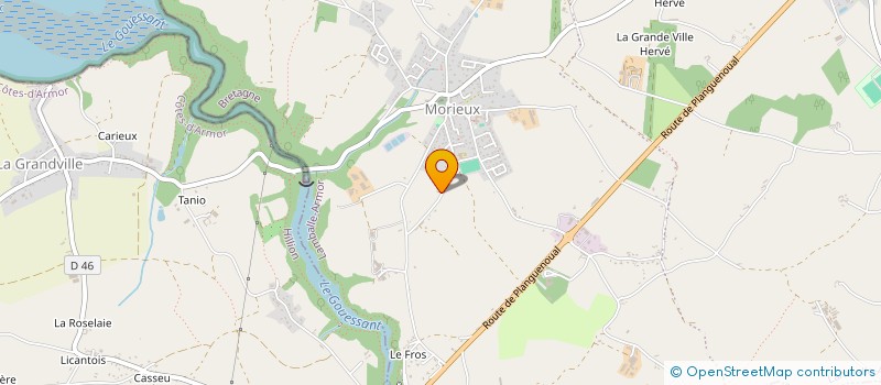 localisation de l'entreprise MON ARTISAN D'ARMOR  PLENEE-JUGON