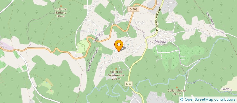 localisation de l'entreprise MON ASPI DISTRIBUTION  SAINT-PAUL-EN-FORET