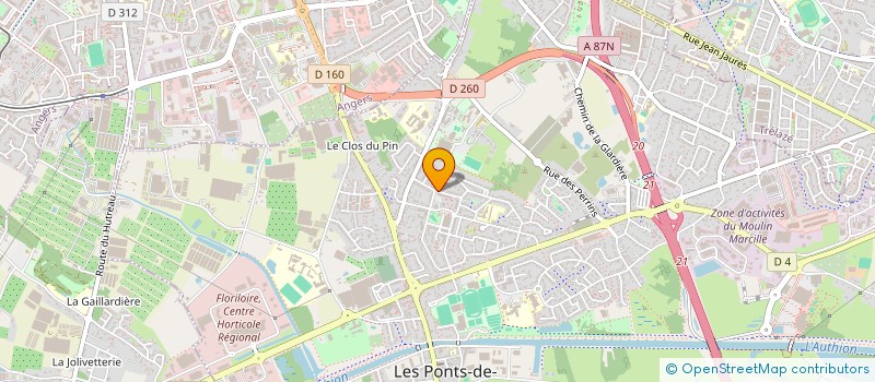 localisation de l'entreprise MON ASSISTANT REFLEXE CYBER (M.A.R.C)  LES PONTS-DE-CE