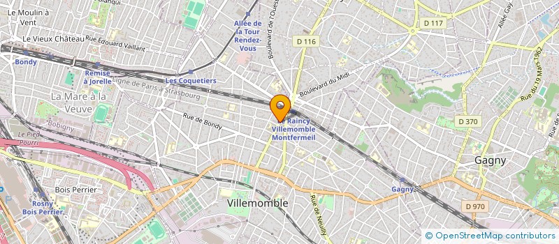 localisation de l'entreprise MON AUDIT ENERGETIQUE à VILLEMOMBLE