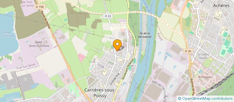 localisation de l'entreprise MON AUTO 78  CARRIERES-SOUS-POISSY