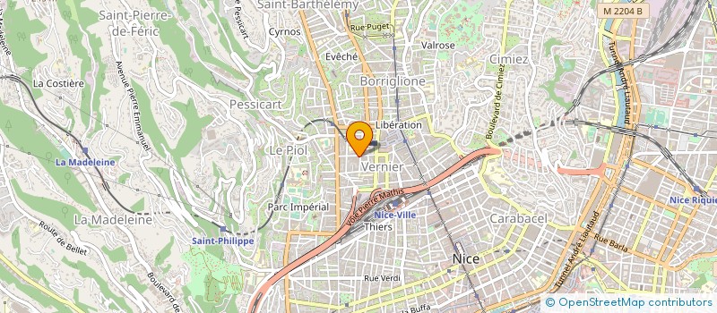 localisation de l'entreprise MON AUTO A TOUT PRIX à NICE