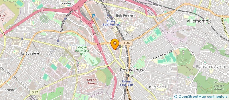 localisation de l'entreprise MON AVANGRID à ROSNY-SOUS-BOIS