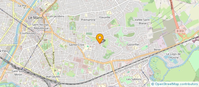 localisation de l'entreprise MON AVENTURE CULINAIRE  LE MANS