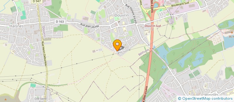 localisation de l'entreprise MON AZUL  DOUVRIN