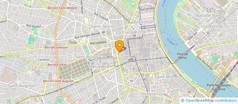 localisation de l'entreprise MON BARBIER  BORDEAUX