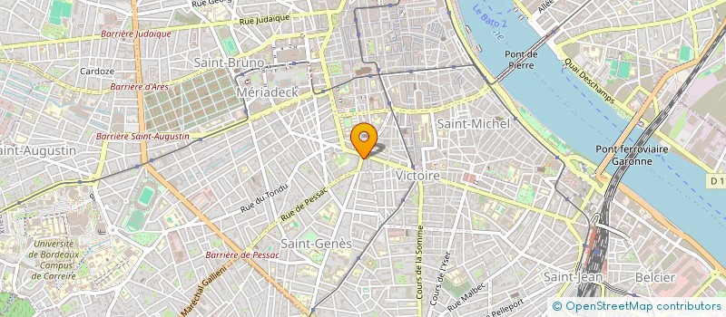 localisation de l'entreprise MON BARBIER DEUX  BORDEAUX