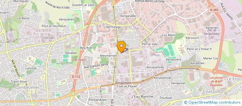 localisation de l'entreprise MON BEAU JARDIN 29 à BREST