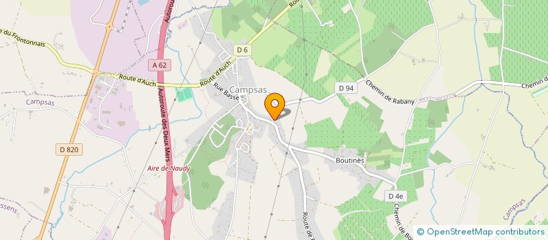 localisation de l'entreprise MON BEAU JARDIN  CAMPSAS