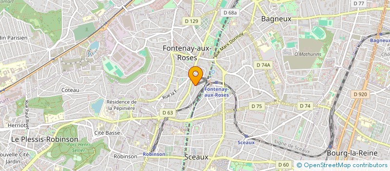 localisation de l'entreprise MON BEAU PARIS à FONTENAY-AUX-ROSES